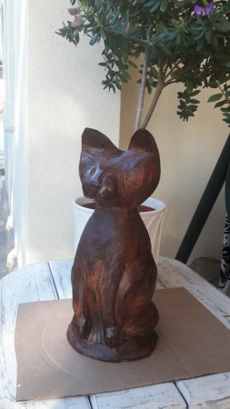 Wood Cat / Gato   SÓ POR ENCOMENDA